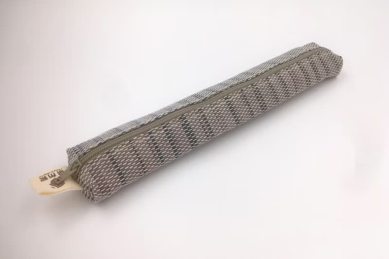 【紙布家】紙線編織 小餐具袋 波紋灰