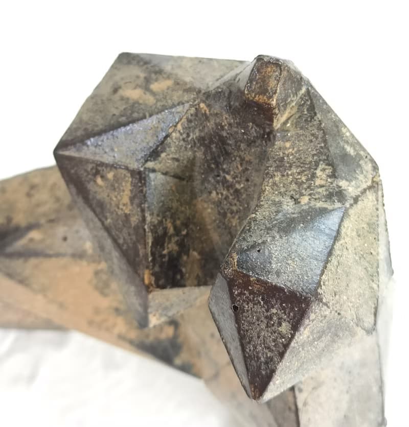 情人節禮物/中國功夫雕塑/手繪茶褐色.太極.攝影道具.藝術品.擺件