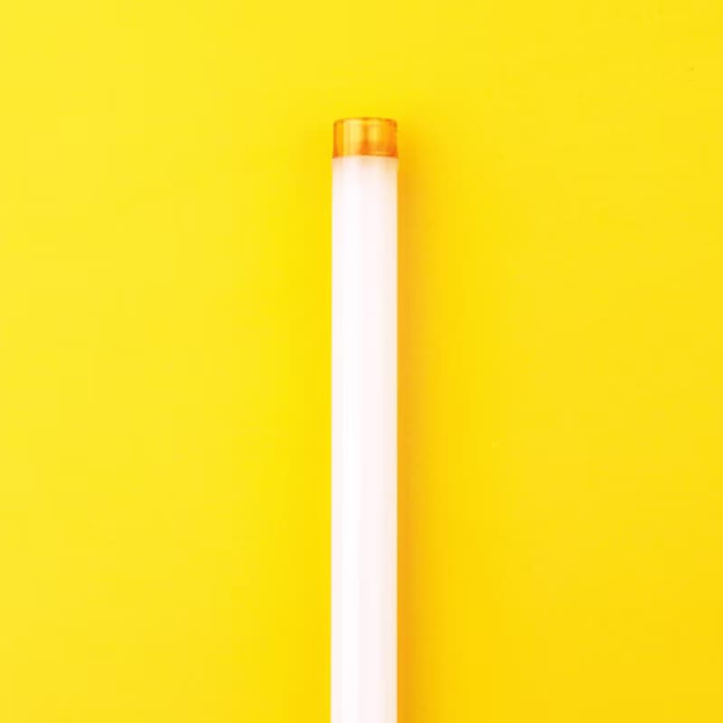 好玻 GOODGLAS | 雙色吸管單入組-白&黃/直身款