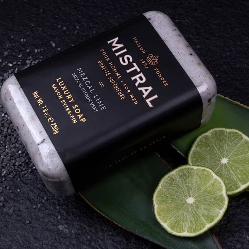 Mistral - 龍舌蘭萊姆 身體去角質 紳士香氛皂 / 香水皂 / 沐浴皂