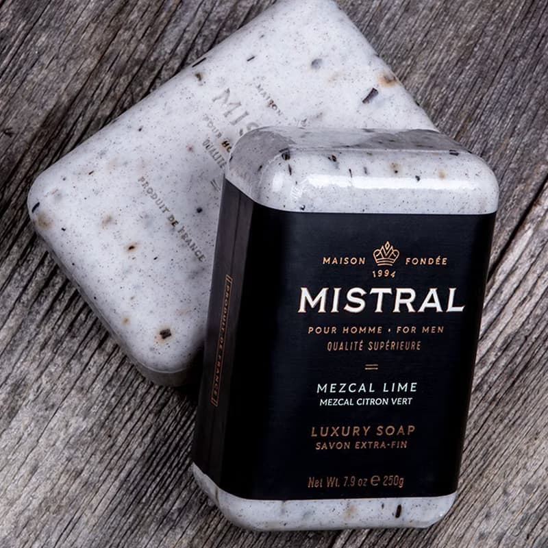 Mistral - 龍舌蘭萊姆 身體去角質 紳士香氛皂 / 香水皂 / 沐浴皂