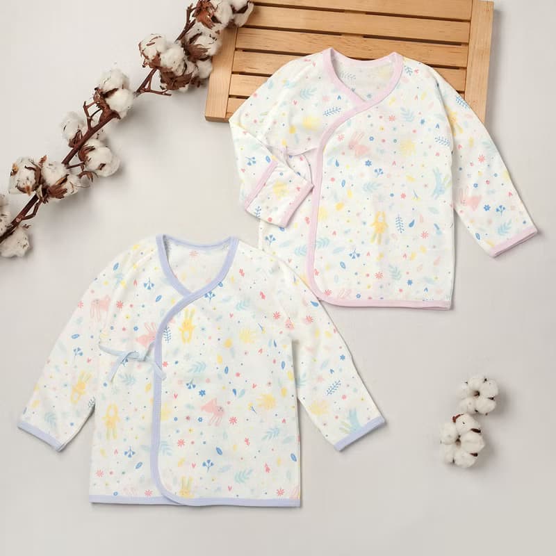 2件入-吸濕排汗機能 新生兒上衣l寶寶肚衣l嬰兒衣服(四季薄款)