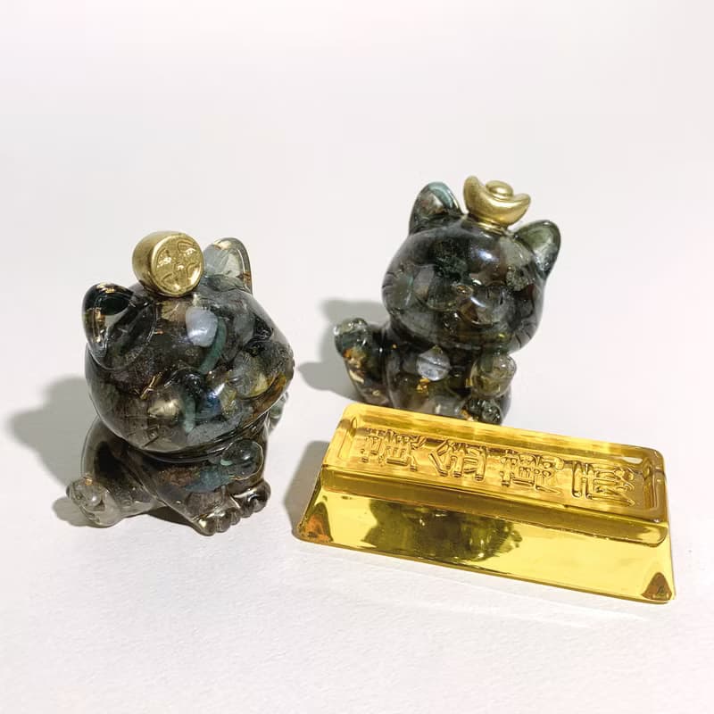 水晶招財貓 新年禮盒 | 新春禮物 新年裝飾 恭喜發財 紅包拿來