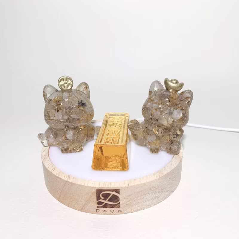 水晶招財貓 新年禮盒 | 新春禮物 新年裝飾 恭喜發財 紅包拿來