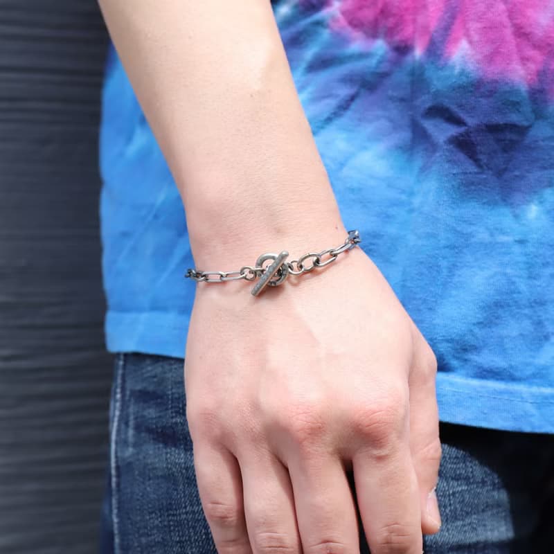 錫×銀手鐲  ID 鏈 Bracelet -KOBAN-