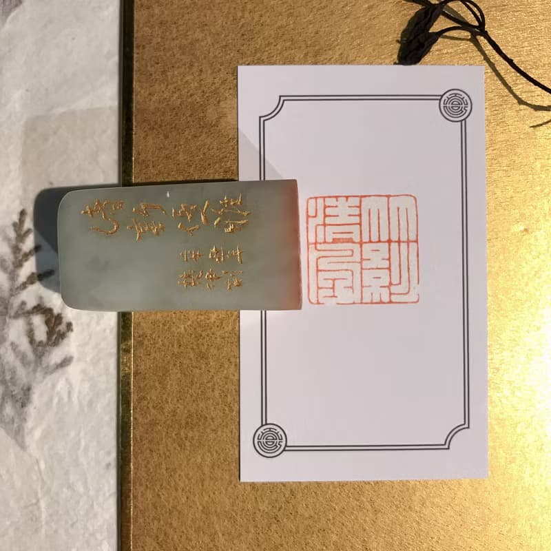 竹影清風|手工印章|送禮