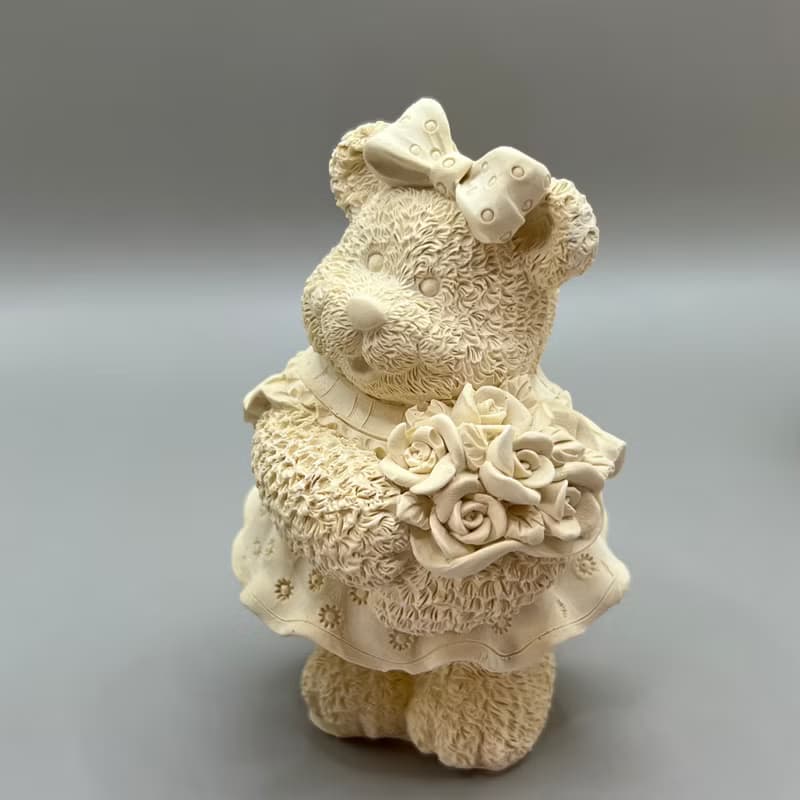 玫瑰小熊 擴香豪華田園套組(黃色) 藝術香氛擴香 提升居家美學