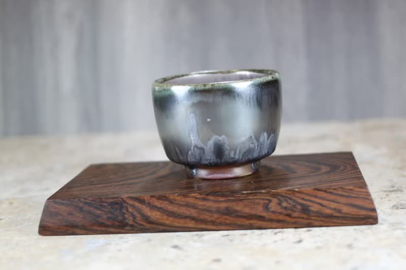 【母親節禮物】天然落灰 柴燒茶碗 名家葉敏祥手作 150ml