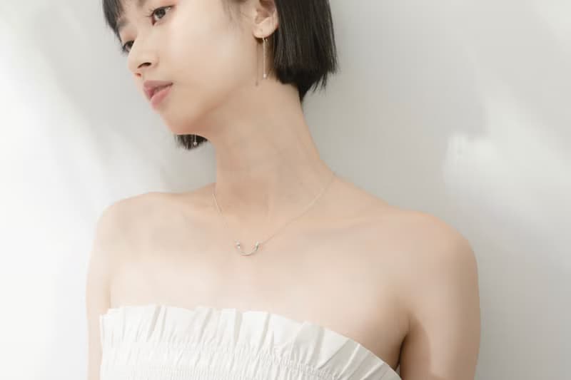 Unwinding 清風垂墜水晶耳飾 抗氧化