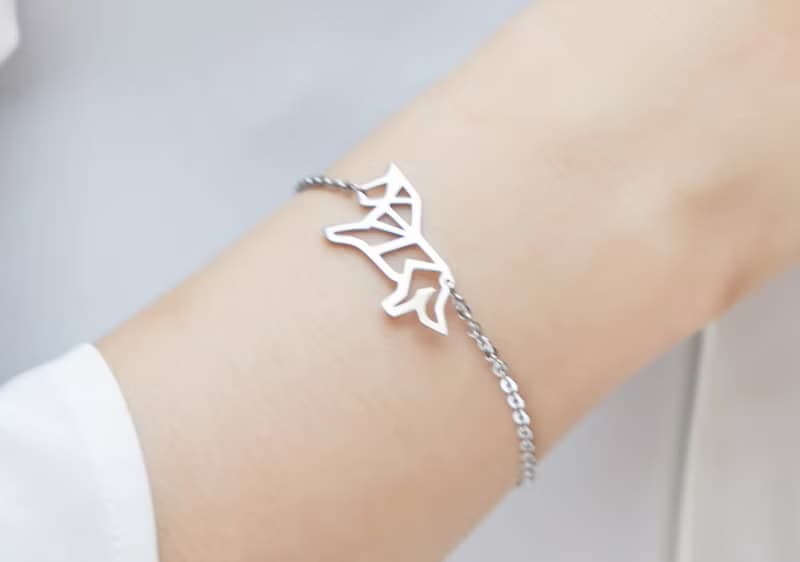 馬 - 幾何手鍊系列 - 抗敏醫療鋼