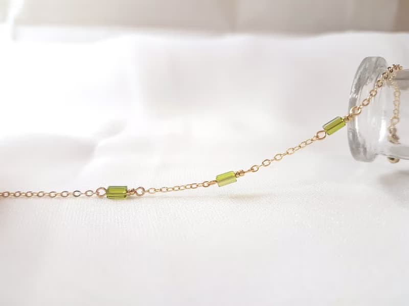 群山之島 ‧ 玻璃水晶 細手鍊