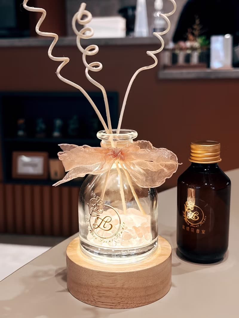 Lan Ti Flora Scent 開運粉水晶擴香竹/生日禮物/母親節禮盒/精油