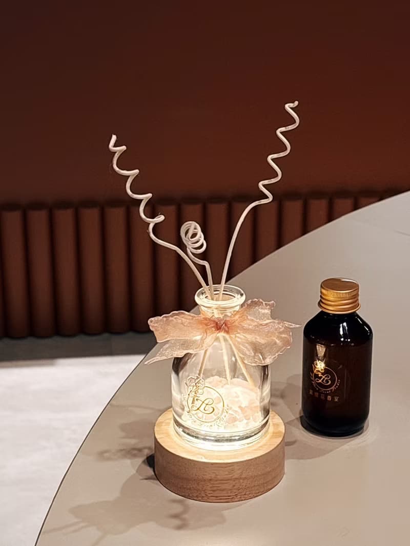 Lan Ti Flora Scent 開運粉水晶擴香竹/生日禮物/母親節禮盒/精油