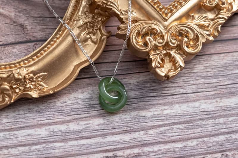 回憶 玉 墜子 項鍊 天然碧玉 A貨 母親節 生日 禮物