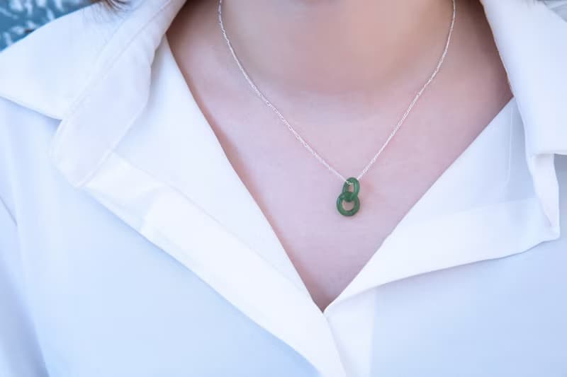 回憶 玉 墜子 項鍊 天然碧玉 A貨 母親節 生日 禮物