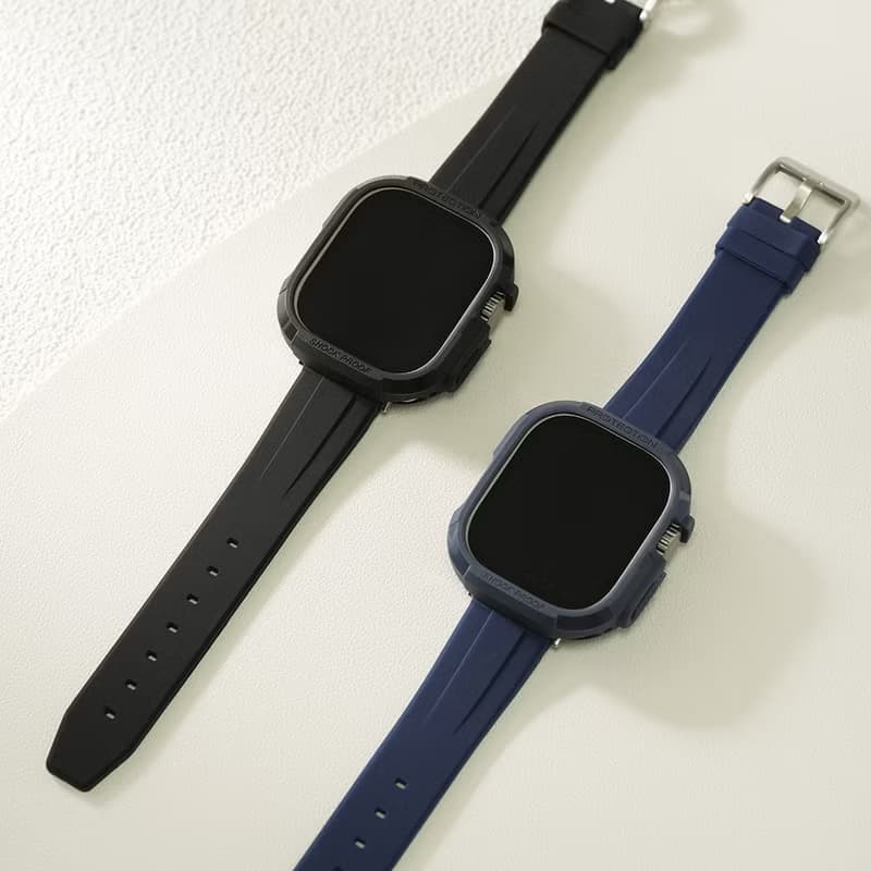 Apple watch - 矽膠防水保護殼 x 錶帶 套組 (Ultra專用)