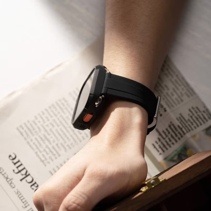 Apple watch - 矽膠防水保護殼 x 錶帶 套組 (Ultra專用)