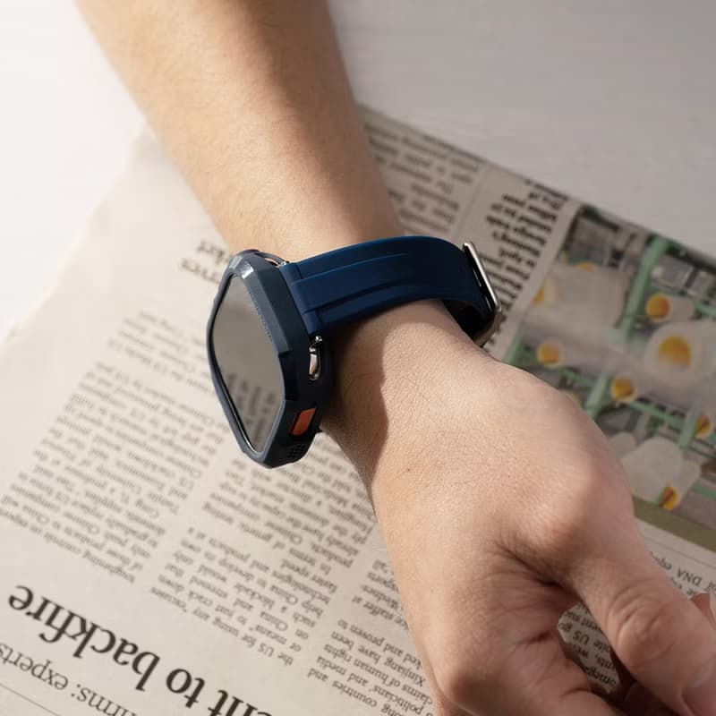 Apple watch - 矽膠防水保護殼 x 錶帶 套組 (Ultra專用)
