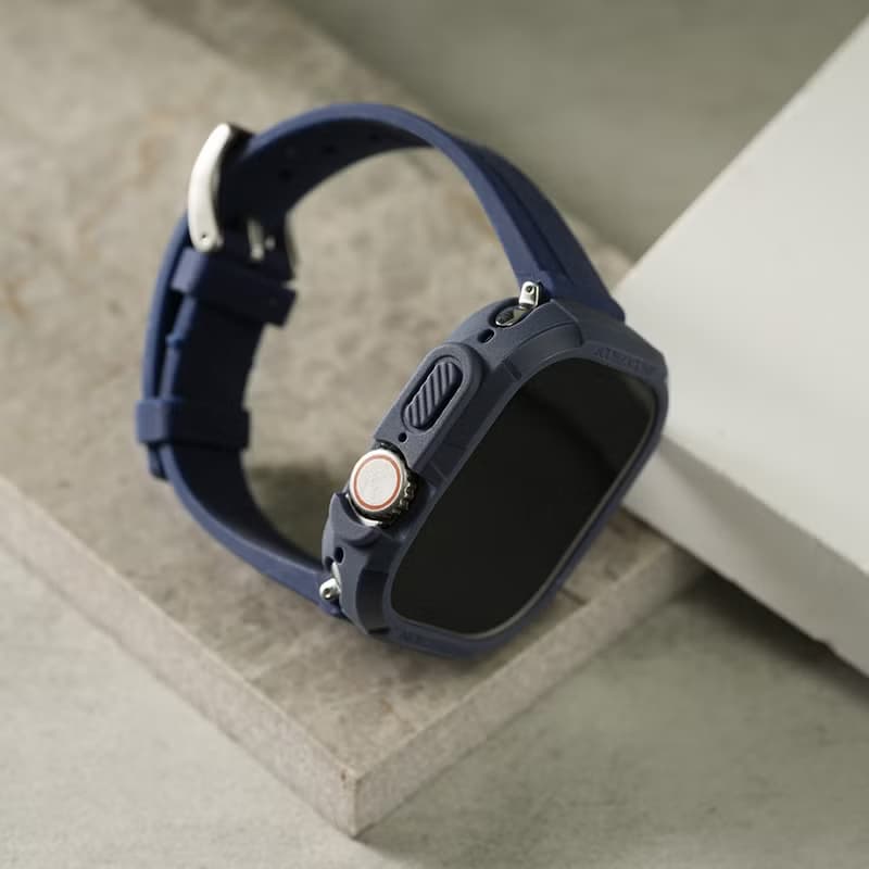 Apple watch - 矽膠防水保護殼 x 錶帶 套組 (Ultra專用)