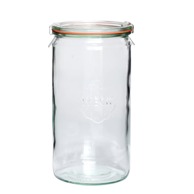 【Hübsch】－185007 德國Weck玻璃密封罐1040ML 收納罐 儲物罐聖