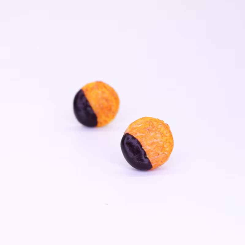 Playful Design 朱古力曲奇耳環