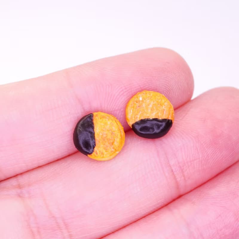 Playful Design 朱古力曲奇耳環