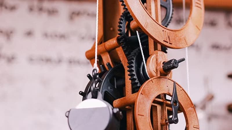 收藏達文西 - 機械鐘 DIY組裝模型
