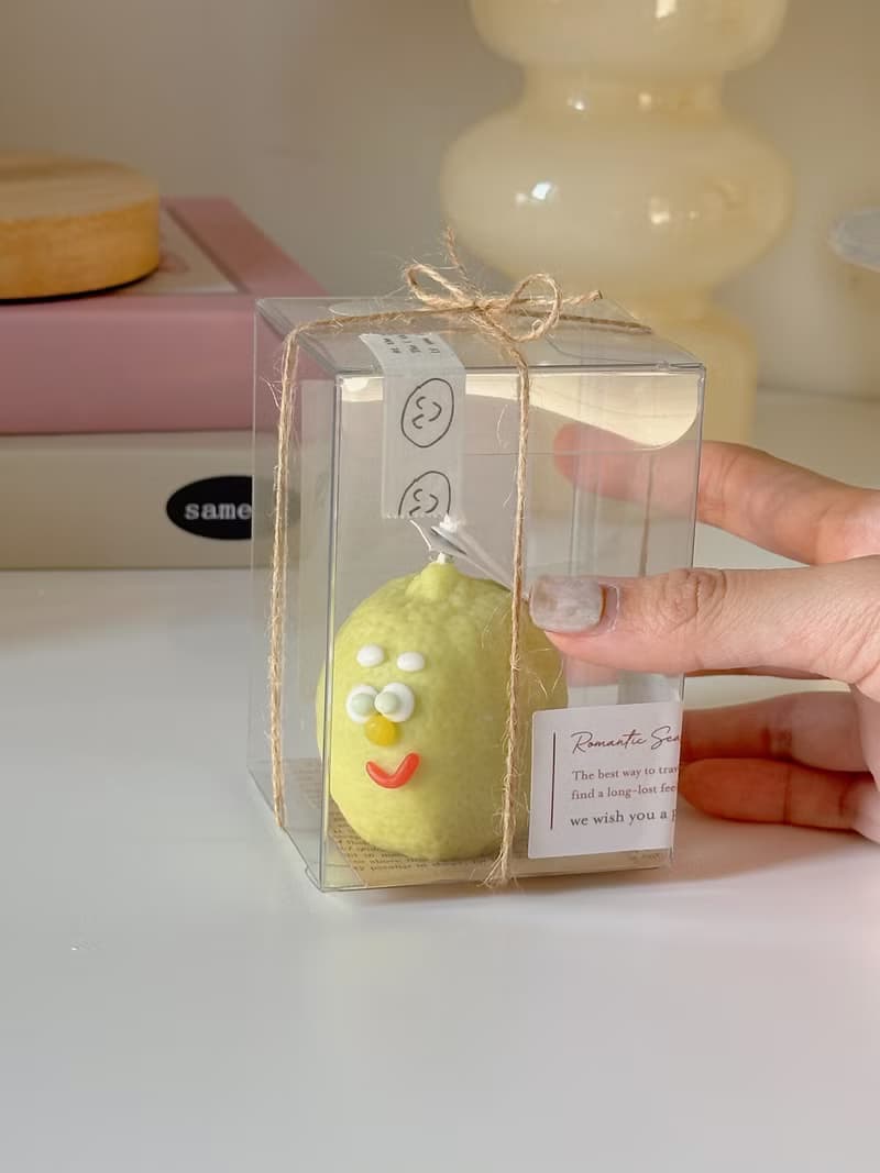 檸檬與萊姆 : 檸檬萊姆水果造型香氛蠟燭