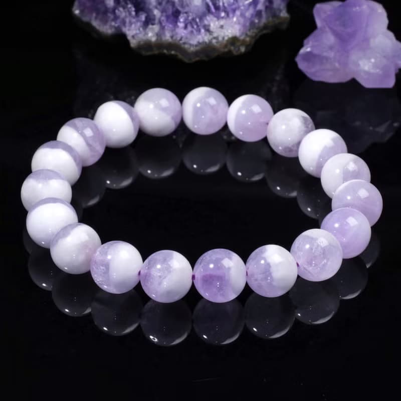 一圖一物│#564 10mm 天使幻影聚寶盆天然紫水晶手鍊 人緣愛情