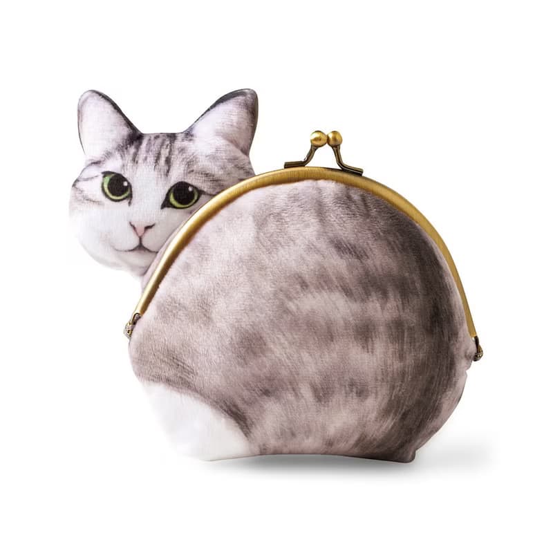 【貓部】討摸貓咪-萌喵回頭口金收納包