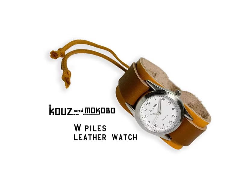 WPILES　甘いもの好きのキャラメル×チョコ　Wパイルズ腕時計　見やすい文字盤　WPW-CBB-C