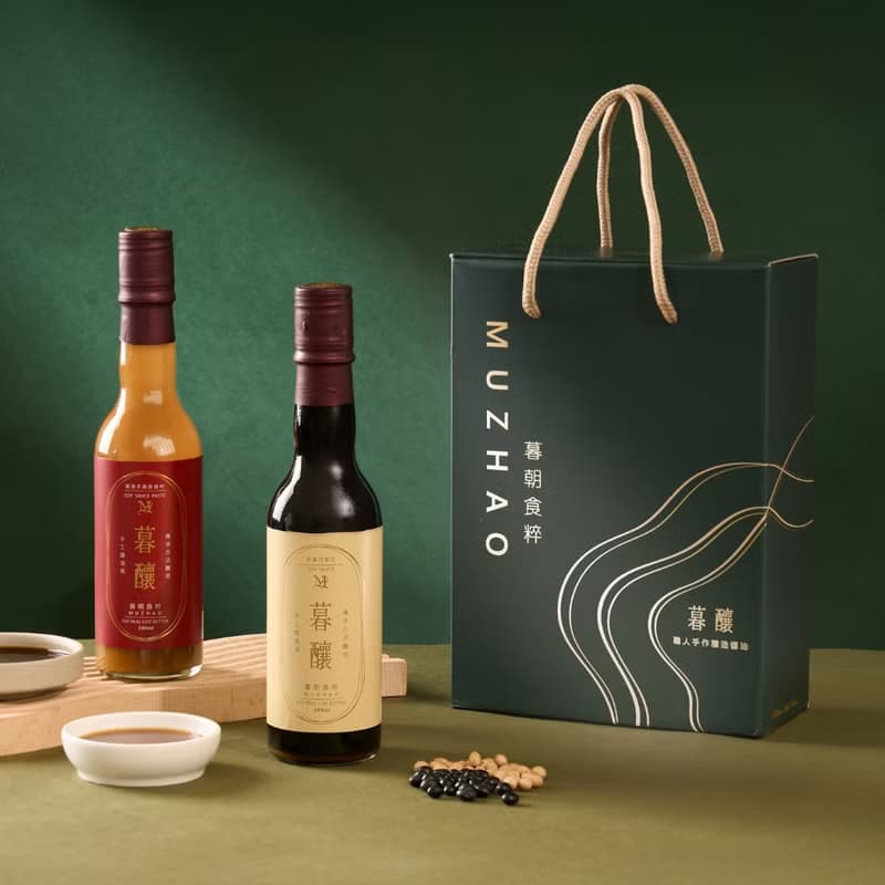 【過年禮盒 】手作純釀醬油禮盒-壺底油 醬油膏 | 入厝禮