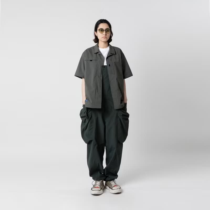 Open Collar Shirt山系城市輕機能風戶外多口袋輕速幹短袖襯衫