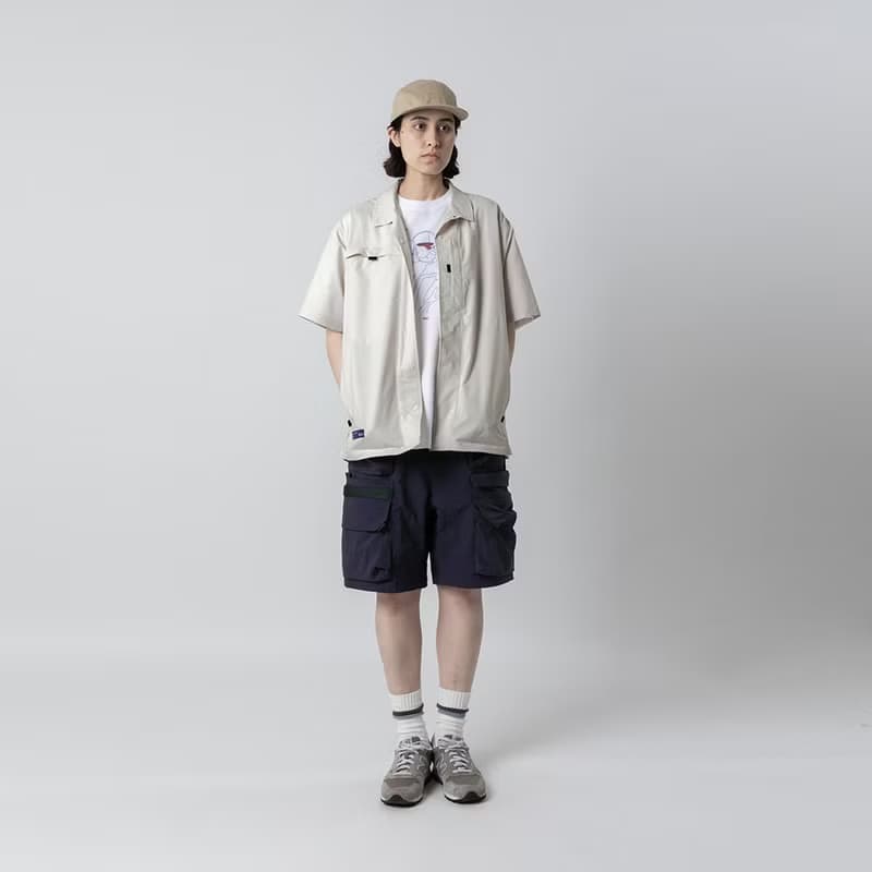 Open Collar Shirt山系城市輕機能風戶外多口袋輕速幹短袖襯衫