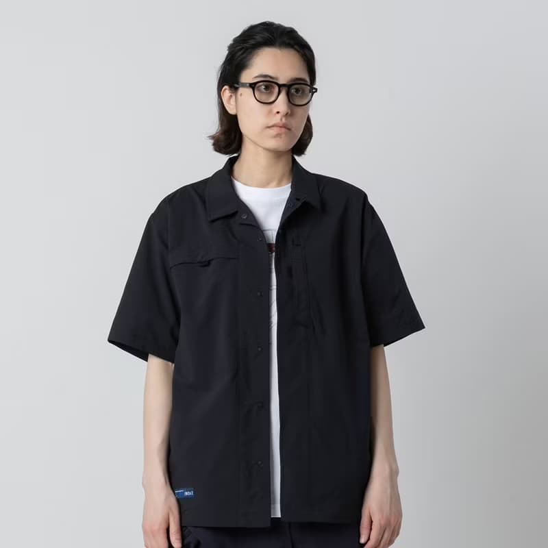 Open Collar Shirt山系城市輕機能風戶外多口袋輕速幹短袖襯衫