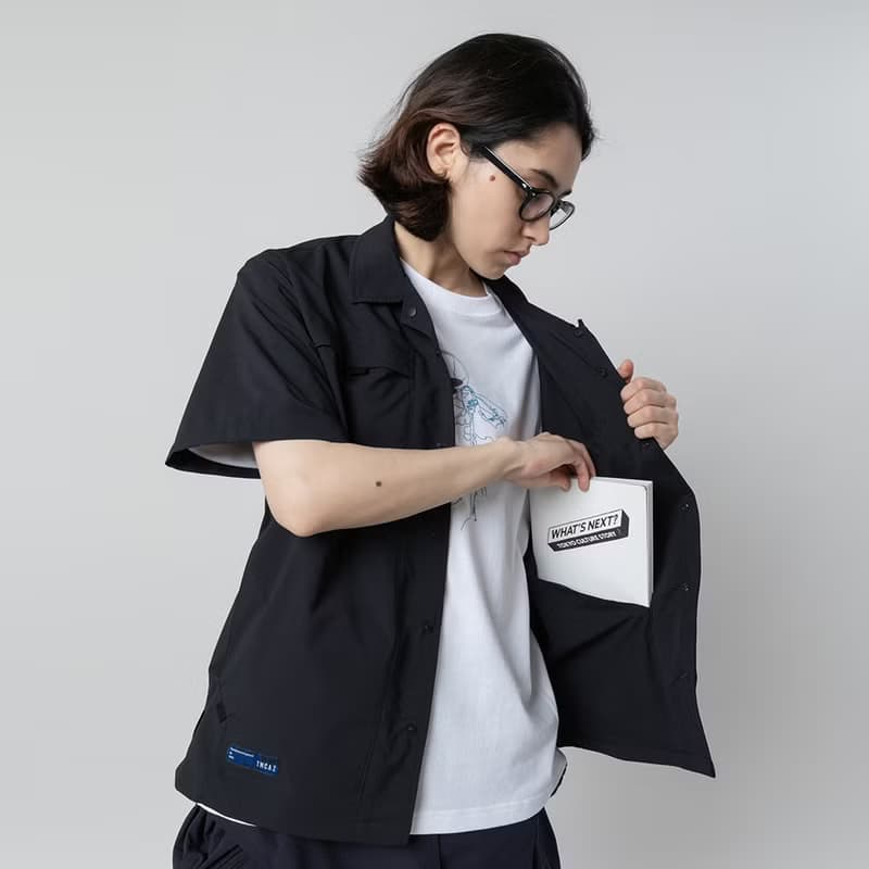 Open Collar Shirt山系城市輕機能風戶外多口袋輕速幹短袖襯衫