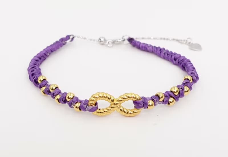 寶麗金珠寶-黃金無限造型手鍊