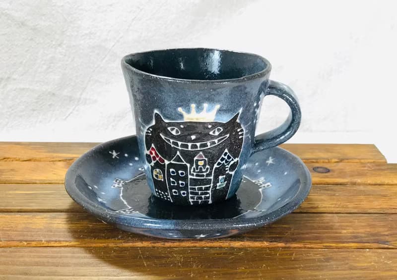 貓王咖啡杯　S size