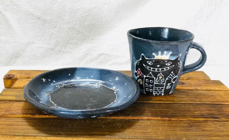 貓王咖啡杯　S size