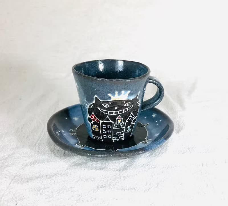 貓王咖啡杯　S size