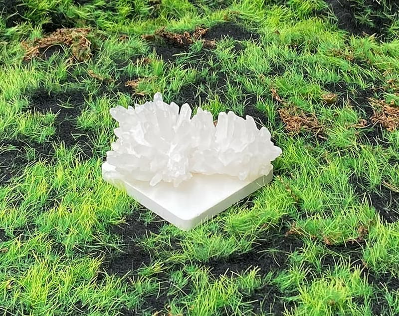 天然原礦白水晶煙花簇 消磁淨化 開運 辦公室 風水 擺件 入厝禮物