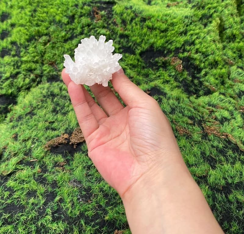 天然原礦白水晶煙花簇 消磁淨化 開運 辦公室 風水 擺件 入厝禮物