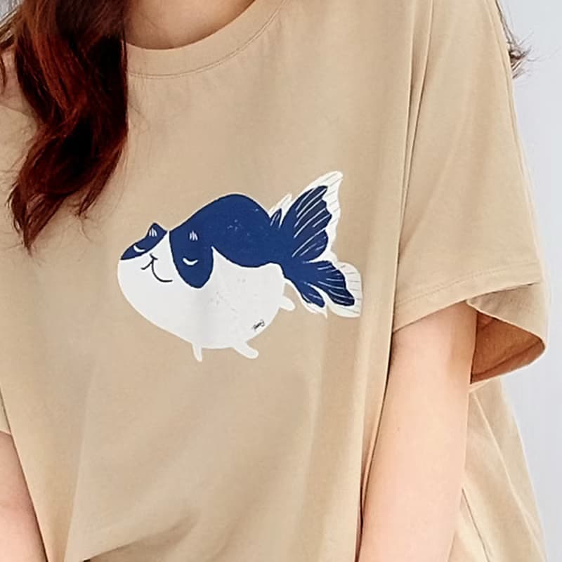 金魚喵－純棉T-Shirt