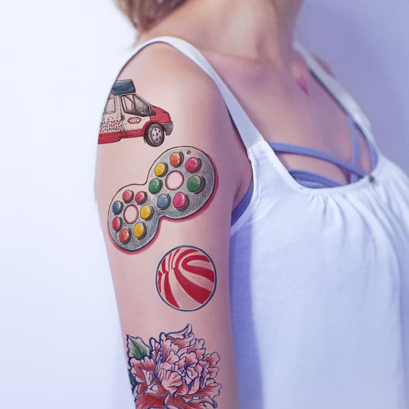 懷舊香港零食玩具眼鏡朱古力介子糖富豪雪糕車西瓜波刺青紋身貼紙