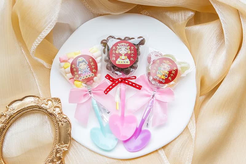 Q版神明祝壽 幸福鏟子糖果 (5款可選) 三太子 媽祖 土地公 拜拜供