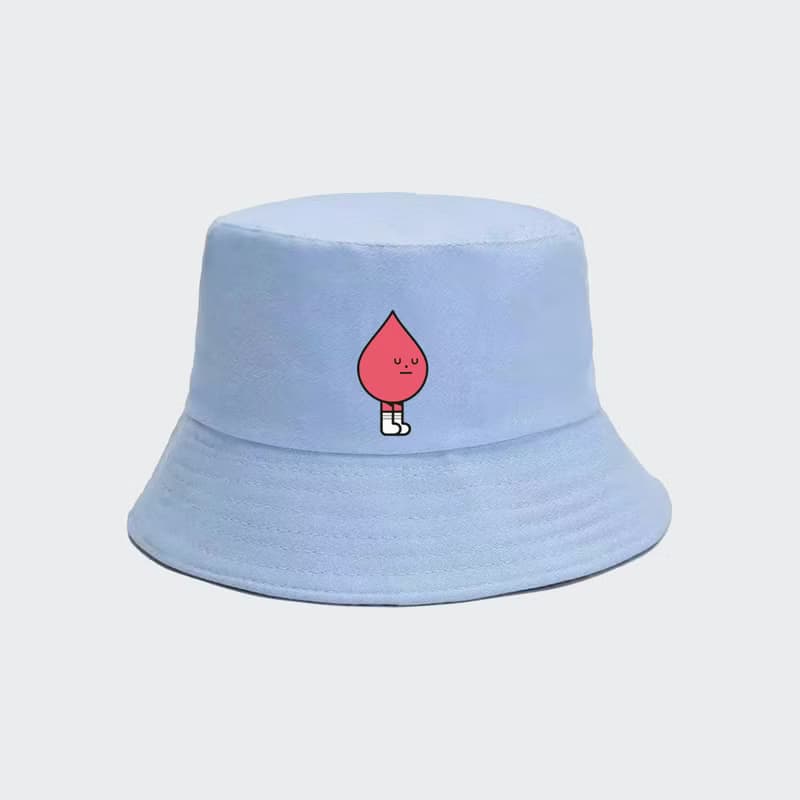 【可愛禮物】訂製漁夫帽 時尚防風防曬帽 黏黏怪創意禮物