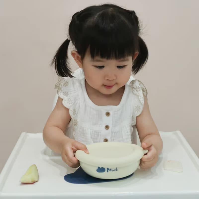 點心碗/小粥碗碗蓋 學習餐具 三色碗 ∣Moek X Jesper