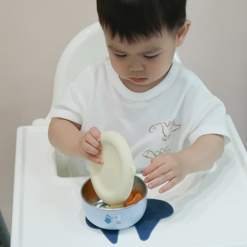 點心碗/小粥碗碗蓋 學習餐具 三色碗 ∣Moek X Jesper