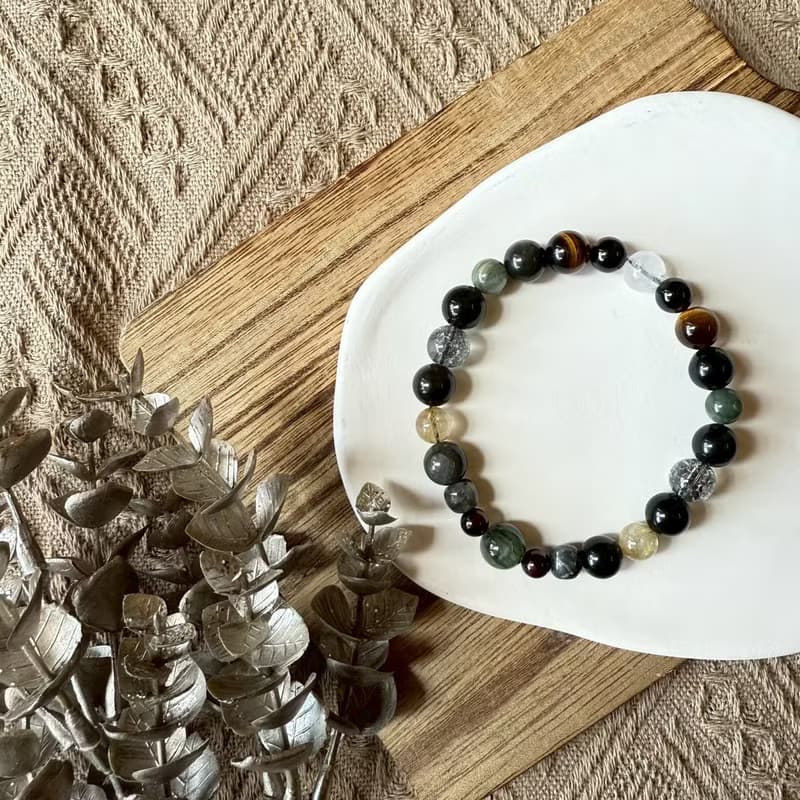 正財陽起石彈性手鍊