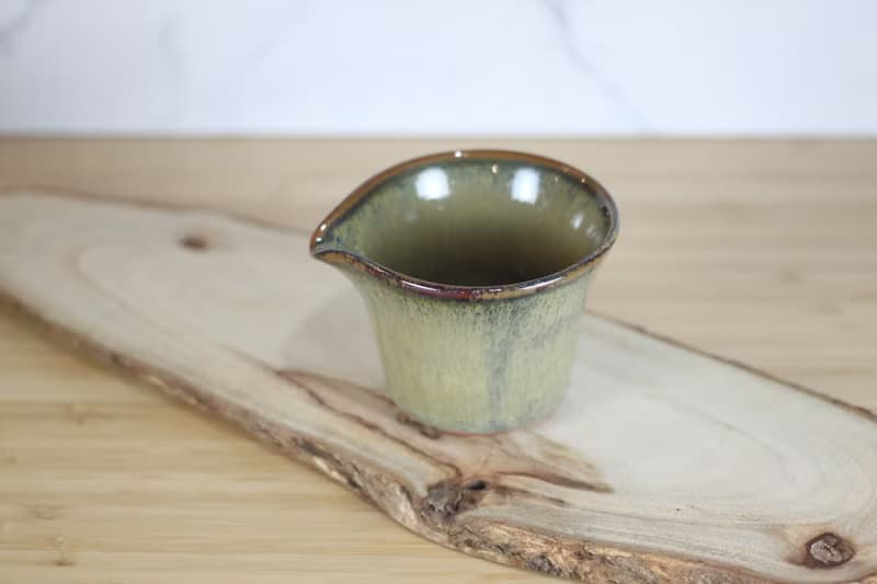 【送禮好物】120ml 天目釉 手工小茶海 公道杯 鶯歌葉敏祥手作